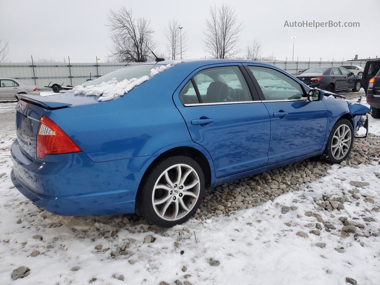 2012 Ford Fusion Se Blue vin: 3FAHP0HA8CR257445