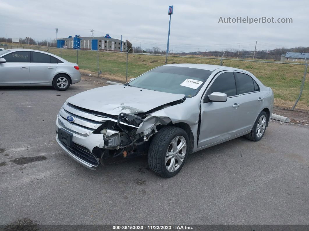 2012 Ford Fusion Se Silver vin: 3FAHP0HA8CR258563