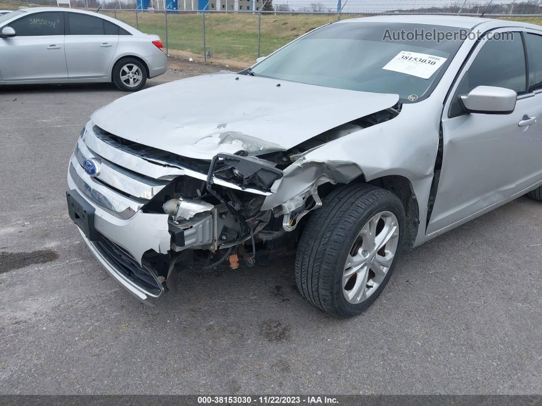 2012 Ford Fusion Se Silver vin: 3FAHP0HA8CR258563