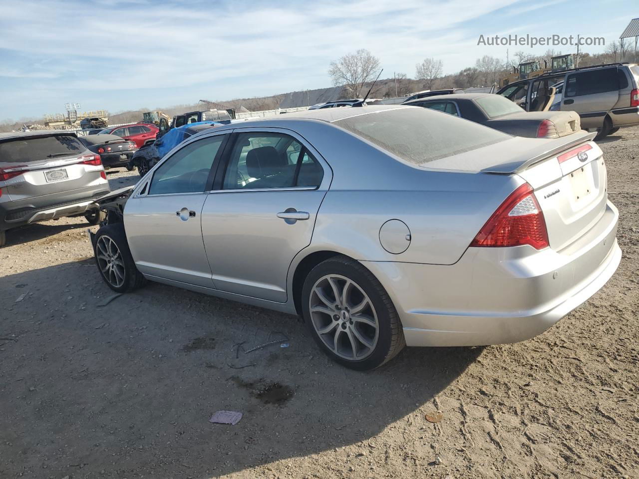 2012 Ford Fusion Se Silver vin: 3FAHP0HA8CR273208