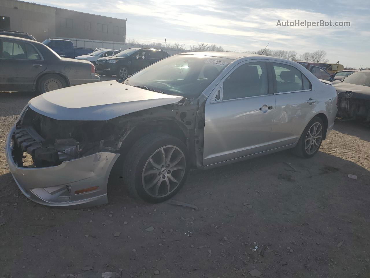 2012 Ford Fusion Se Silver vin: 3FAHP0HA8CR273208