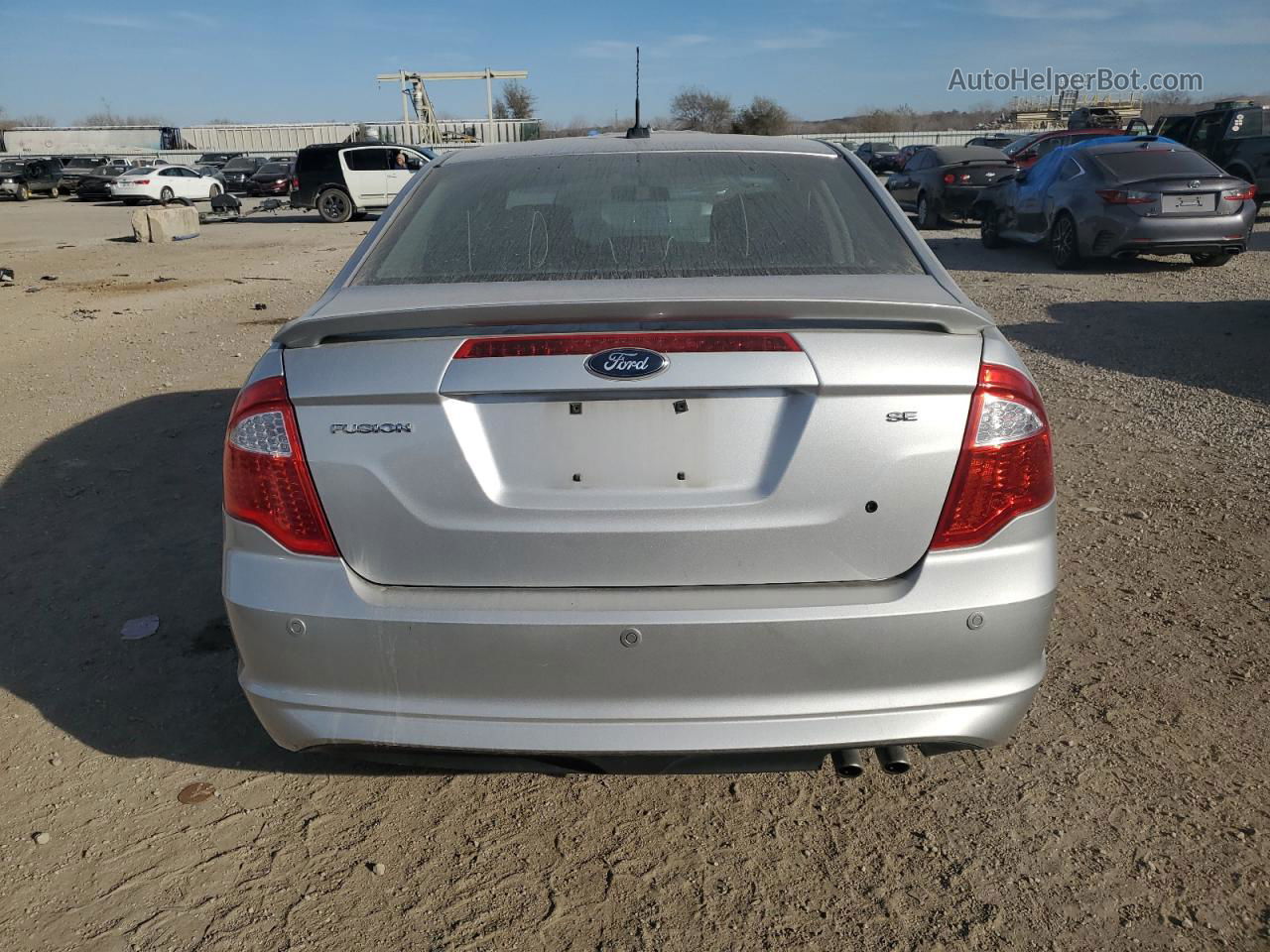 2012 Ford Fusion Se Silver vin: 3FAHP0HA8CR273208