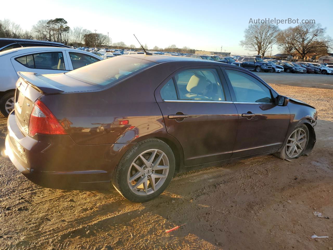 2012 Ford Fusion Se Темно-бордовый vin: 3FAHP0HA8CR325226