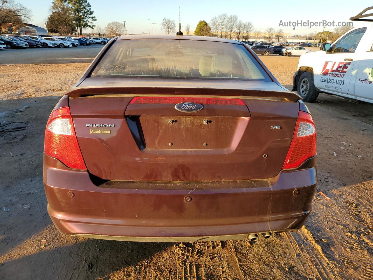 2012 Ford Fusion Se Темно-бордовый vin: 3FAHP0HA8CR325226