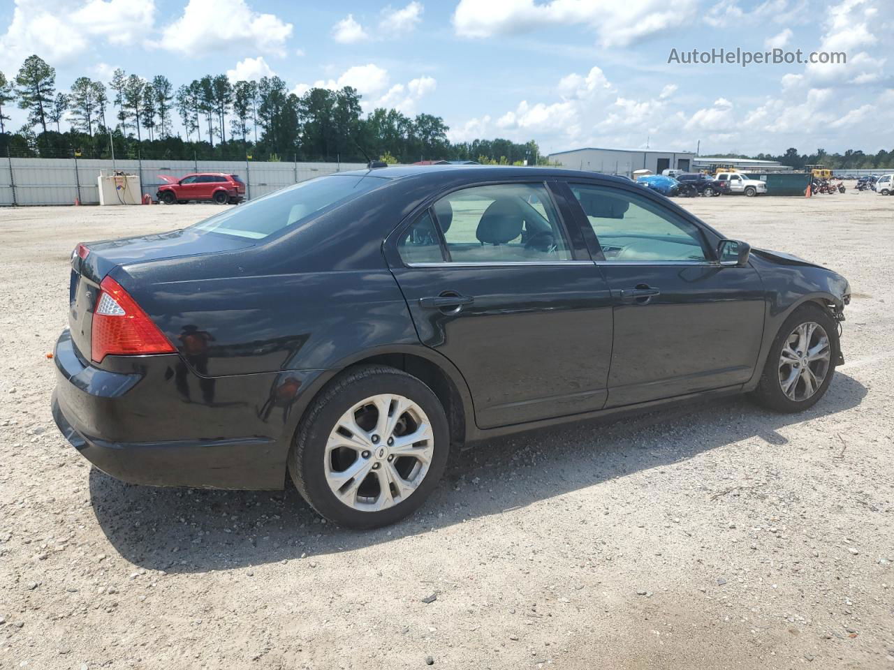 2012 Ford Fusion Se Black vin: 3FAHP0HA8CR330751