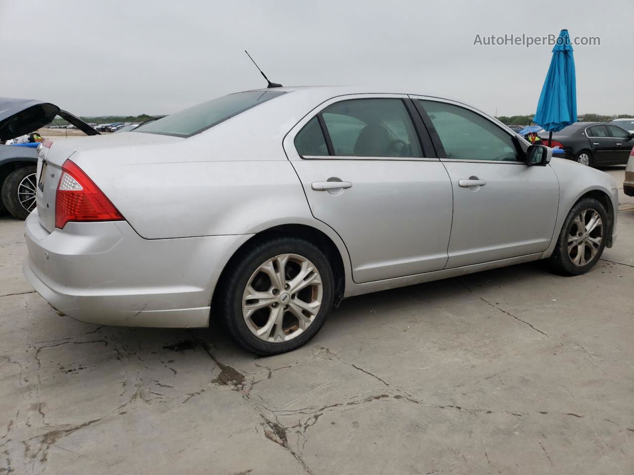 2012 Ford Fusion Se Silver vin: 3FAHP0HA8CR334623