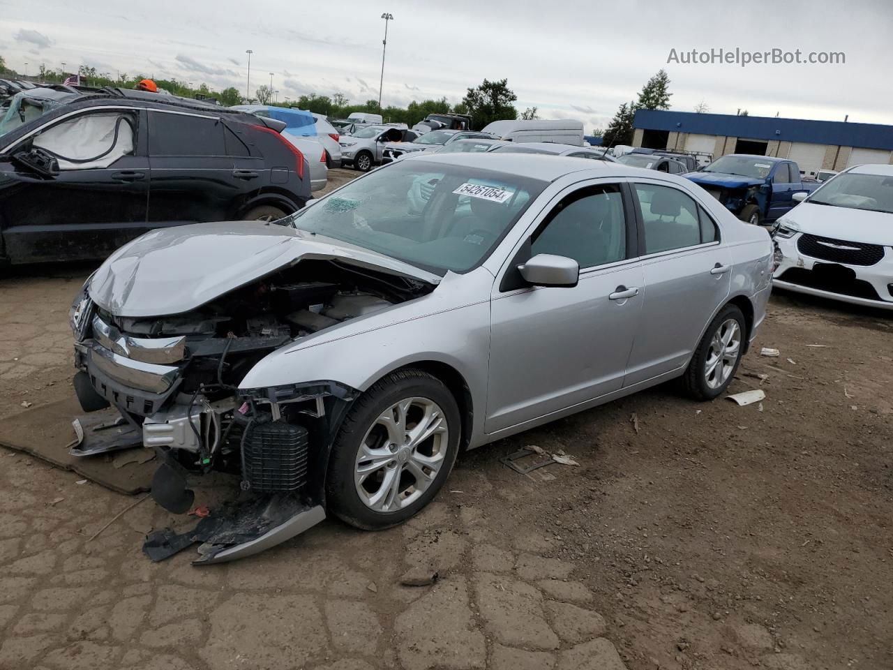 2012 Ford Fusion Se Silver vin: 3FAHP0HA8CR356783