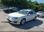 2012 Ford Fusion Se White vin: 3FAHP0HA8CR417193