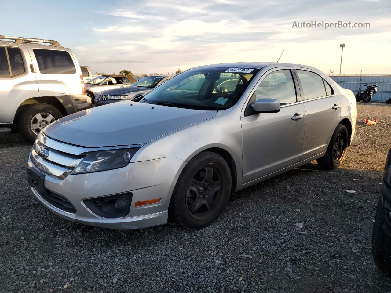 2010 Ford Fusion Se Silver vin: 3FAHP0HA9AR124478