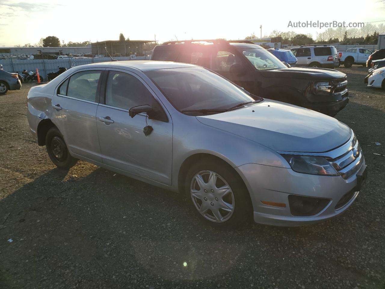 2010 Ford Fusion Se Silver vin: 3FAHP0HA9AR124478