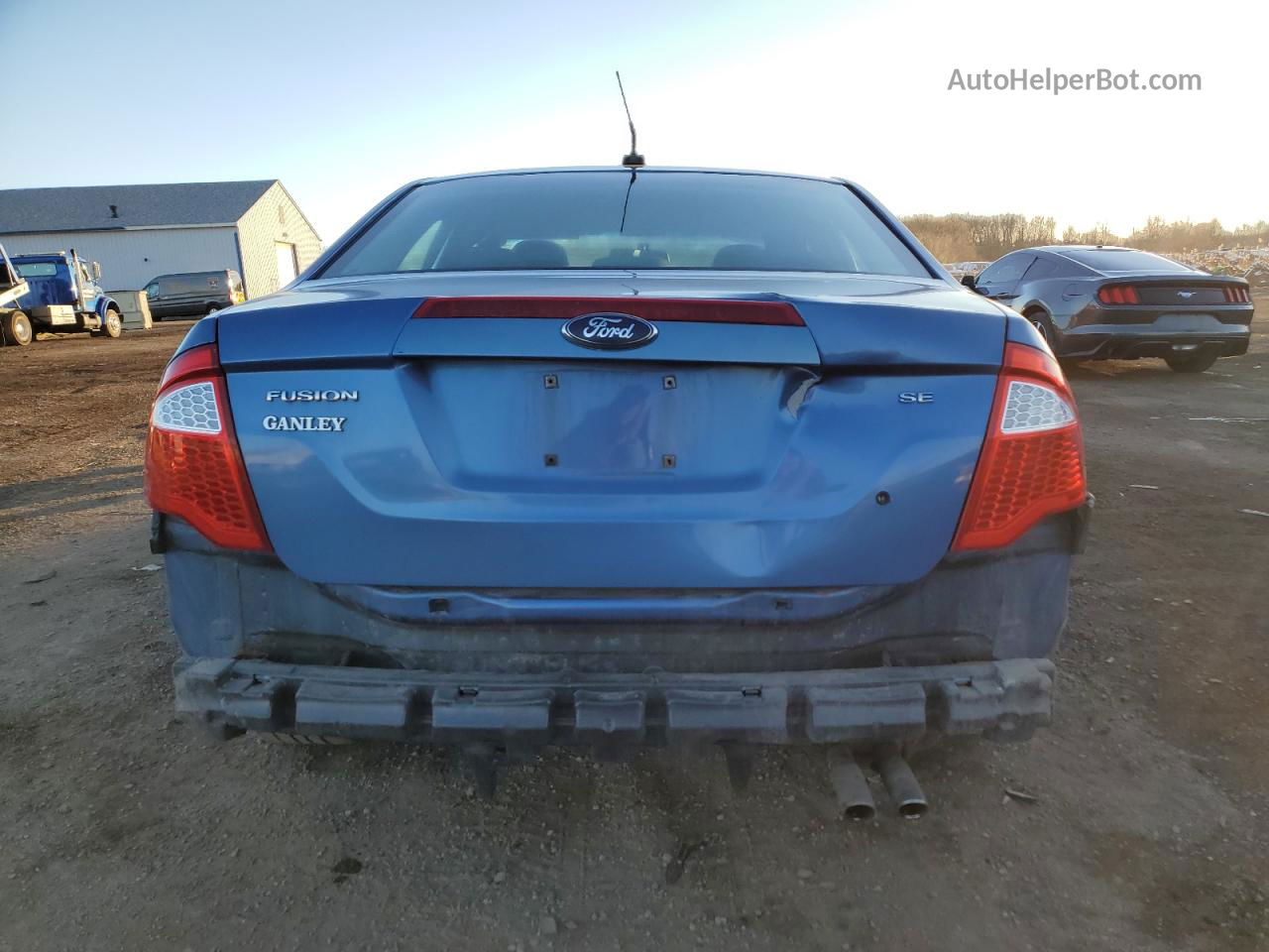 2010 Ford Fusion Se Blue vin: 3FAHP0HA9AR141605