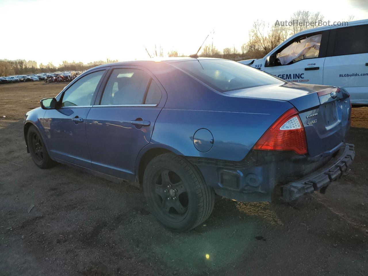 2010 Ford Fusion Se Blue vin: 3FAHP0HA9AR141605