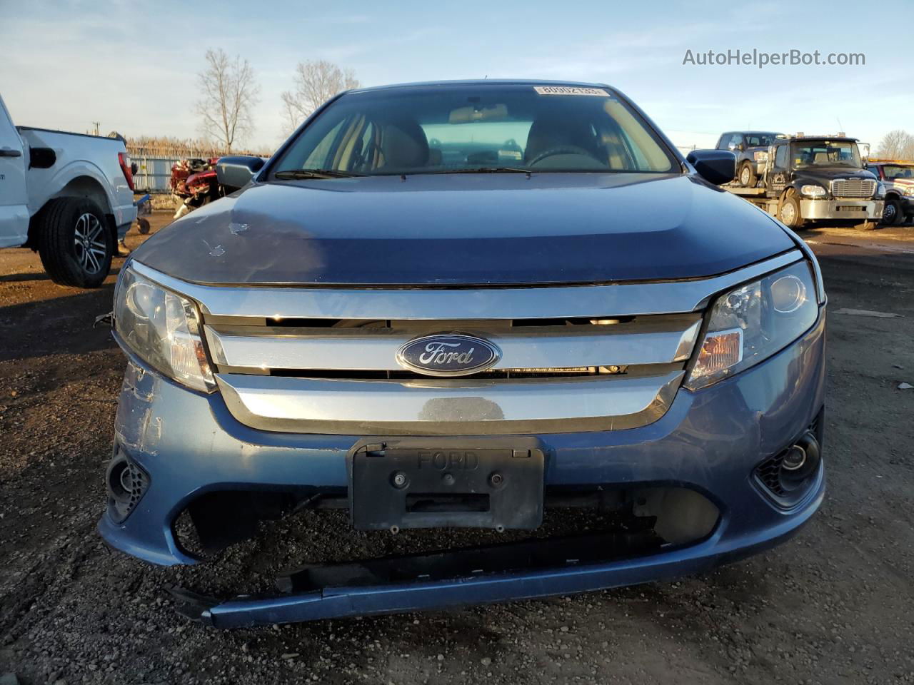 2010 Ford Fusion Se Blue vin: 3FAHP0HA9AR141605