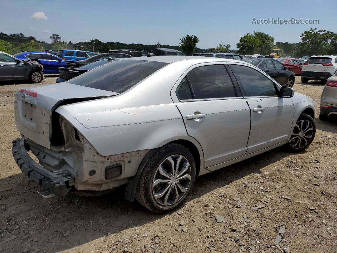 2010 Ford Fusion Se Silver vin: 3FAHP0HA9AR262280