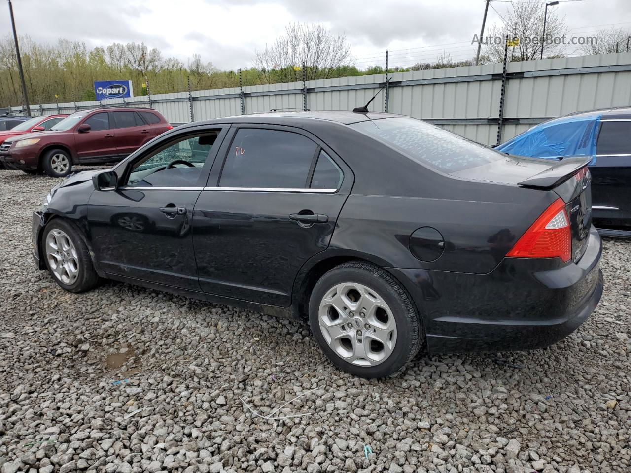 2010 Ford Fusion Se Black vin: 3FAHP0HA9AR371399