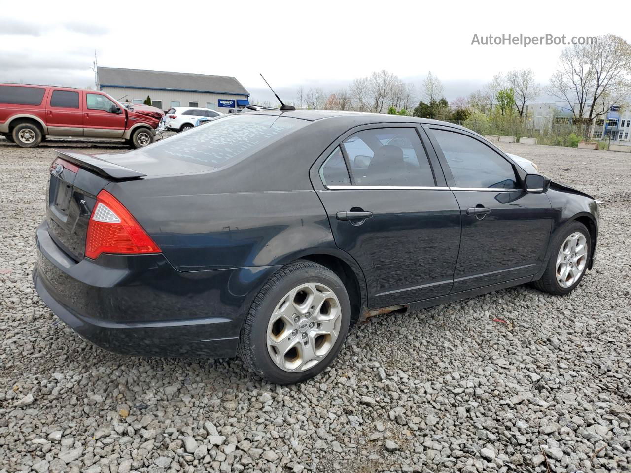 2010 Ford Fusion Se Black vin: 3FAHP0HA9AR371399