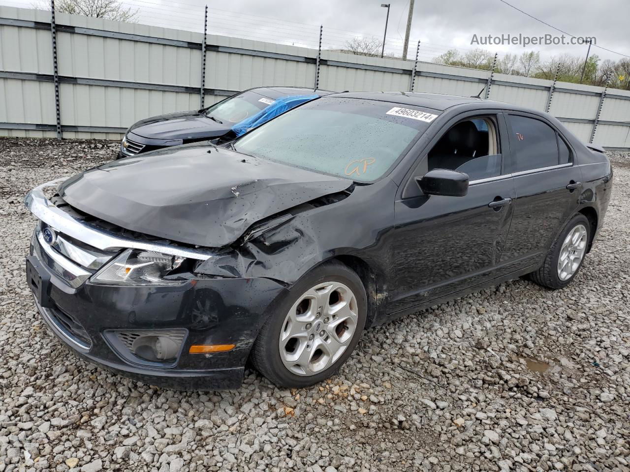 2010 Ford Fusion Se Black vin: 3FAHP0HA9AR371399