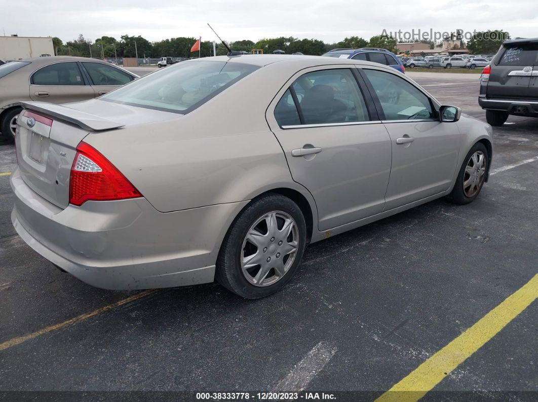 2010 Ford Fusion Se Tan vin: 3FAHP0HA9AR412341