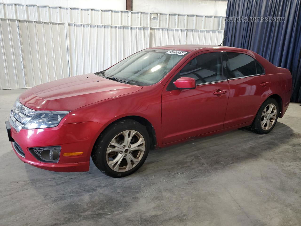 2012 Ford Fusion Se Red vin: 3FAHP0HA9CR155264