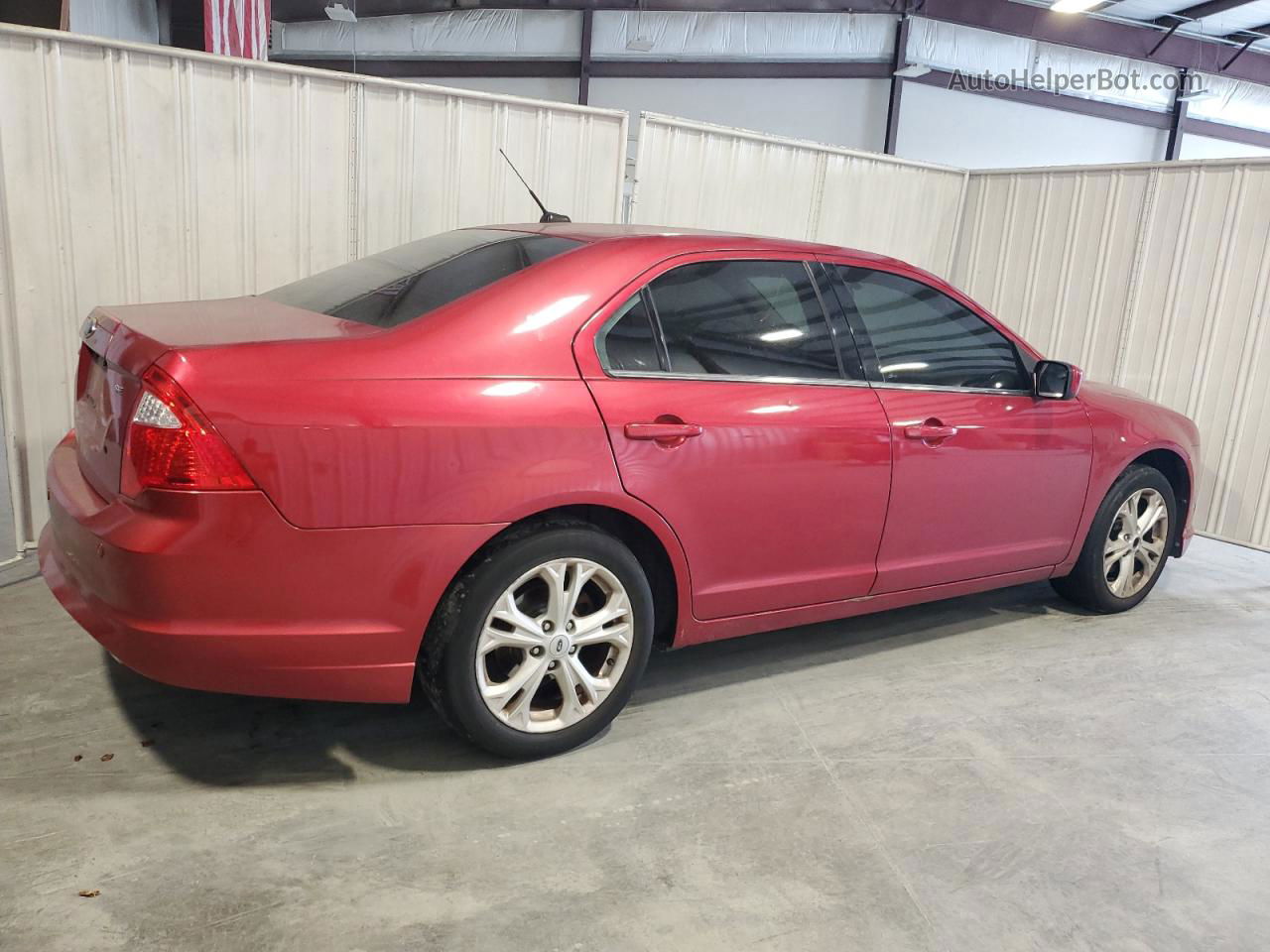 2012 Ford Fusion Se Red vin: 3FAHP0HA9CR155264