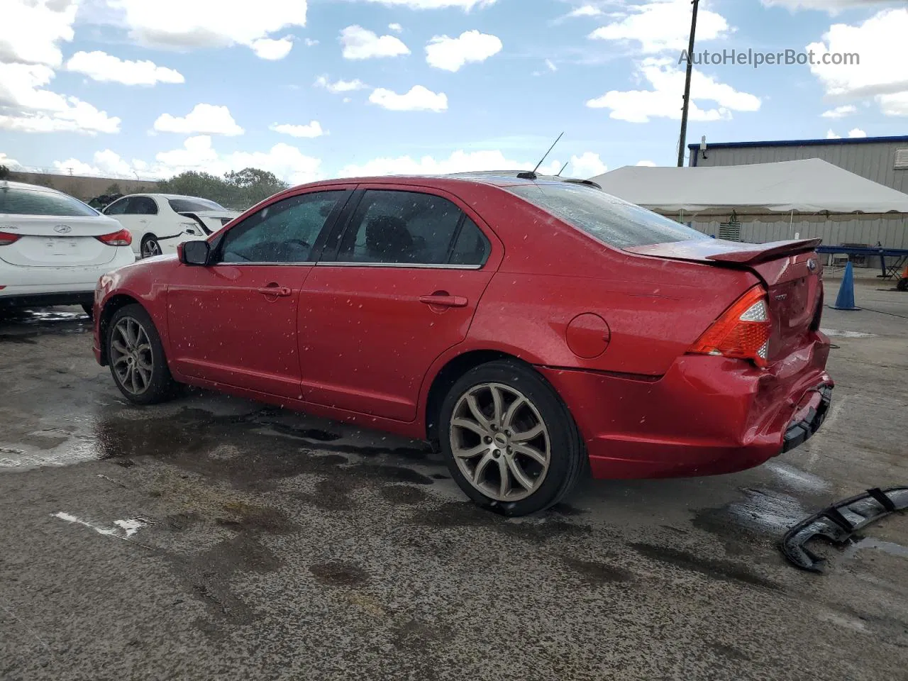 2012 Ford Fusion Se Red vin: 3FAHP0HA9CR184702