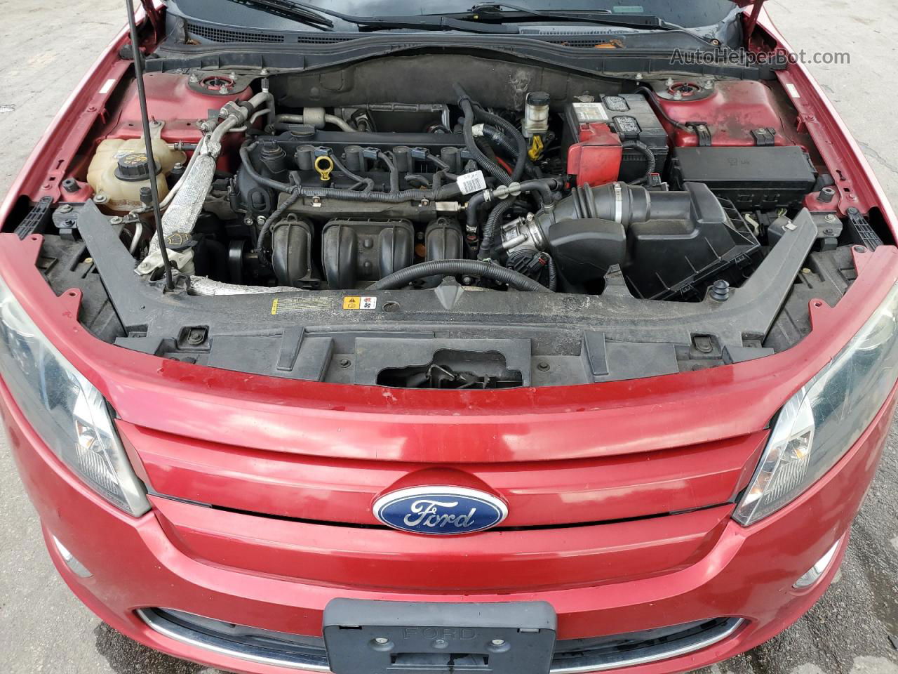 2012 Ford Fusion Se Red vin: 3FAHP0HA9CR184702