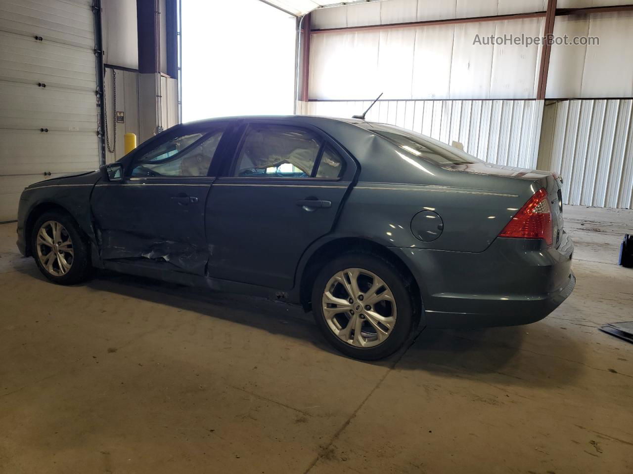 2012 Ford Fusion Se Teal vin: 3FAHP0HA9CR190032