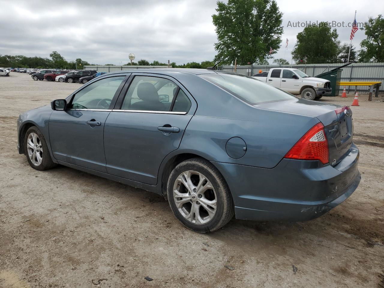 2012 Ford Fusion Se Teal vin: 3FAHP0HA9CR221134