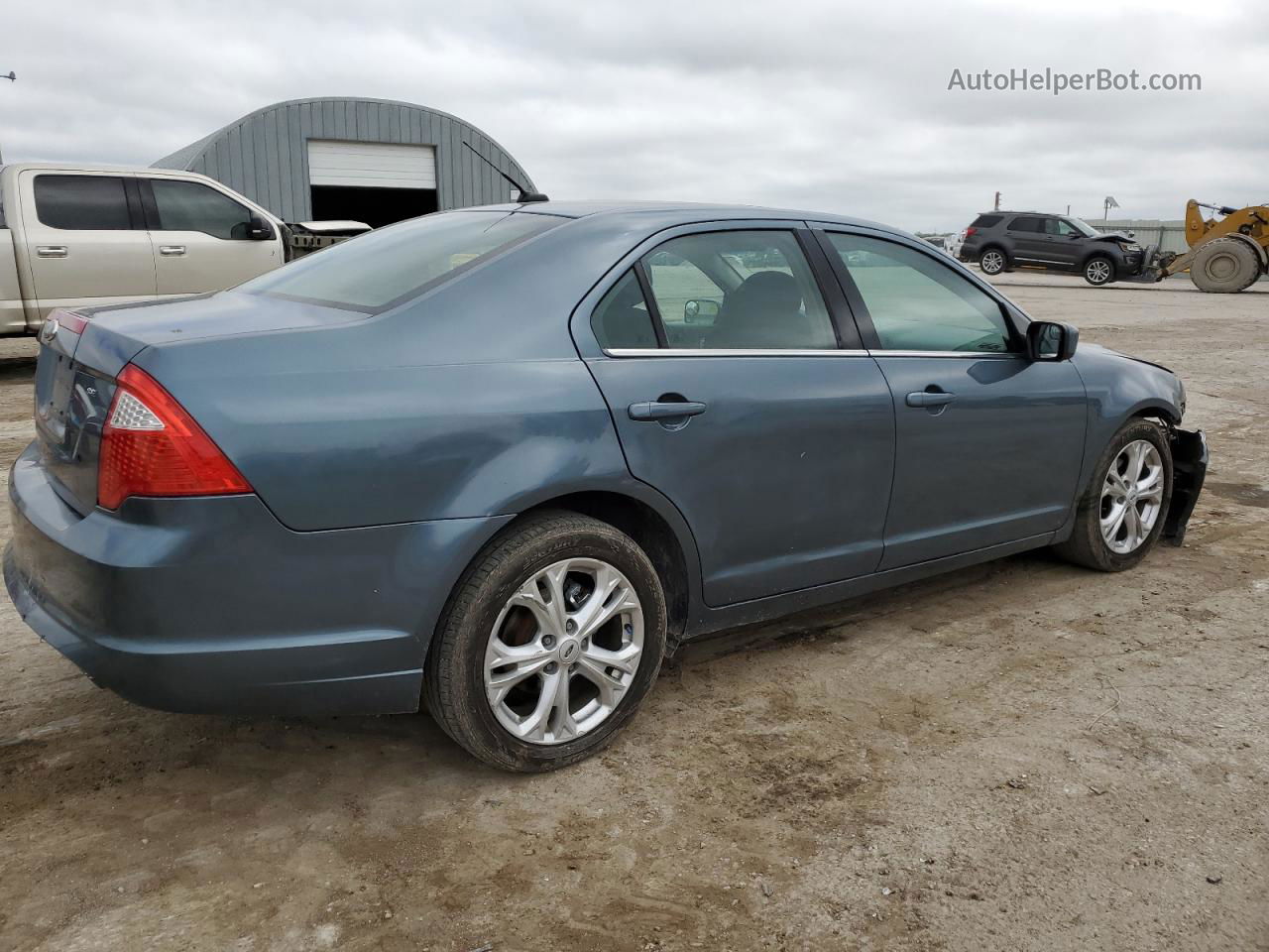 2012 Ford Fusion Se Teal vin: 3FAHP0HA9CR221134