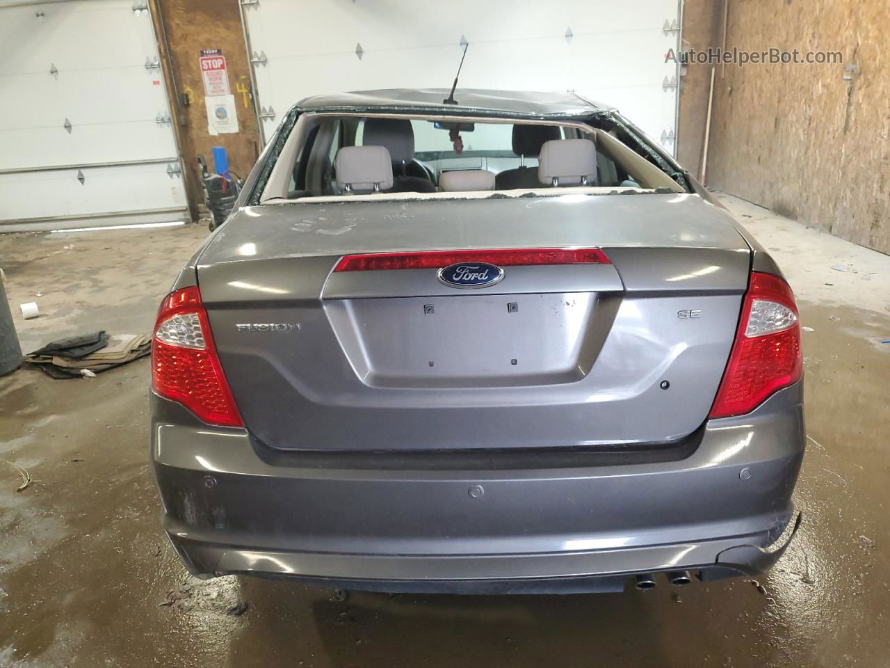 2012 Ford Fusion Se Gray vin: 3FAHP0HA9CR312419