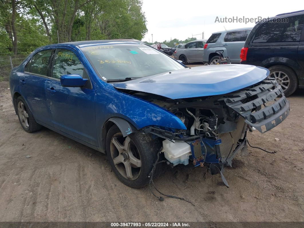 2012 Ford Fusion Se Blue vin: 3FAHP0HA9CR353844