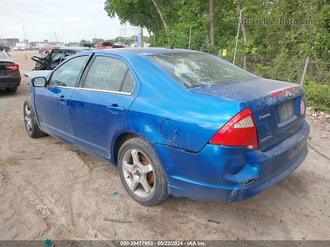 2012 Ford Fusion Se Синий vin: 3FAHP0HA9CR353844