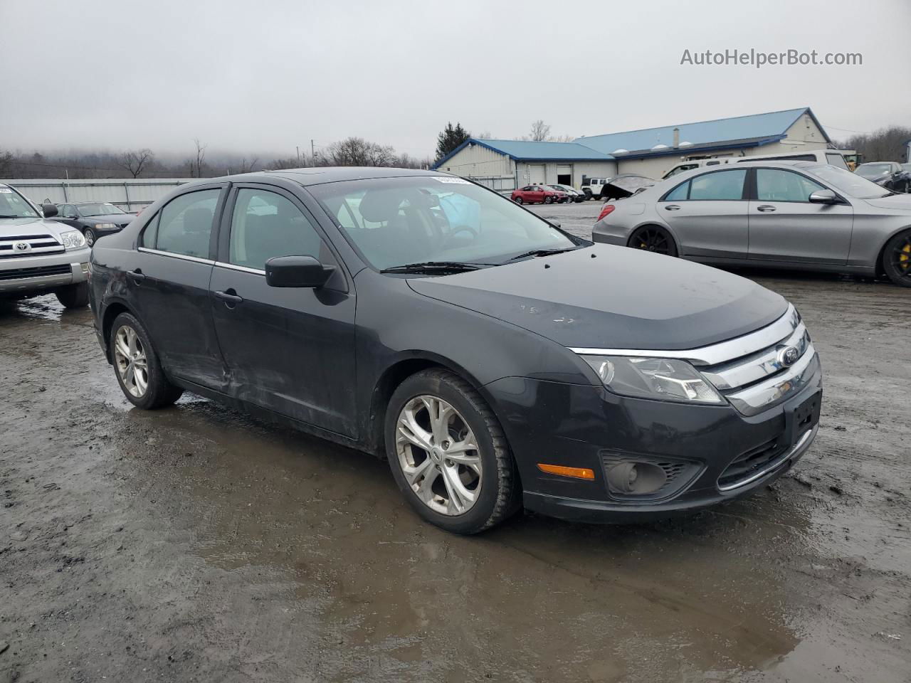 2012 Ford Fusion Se Black vin: 3FAHP0HA9CR408454