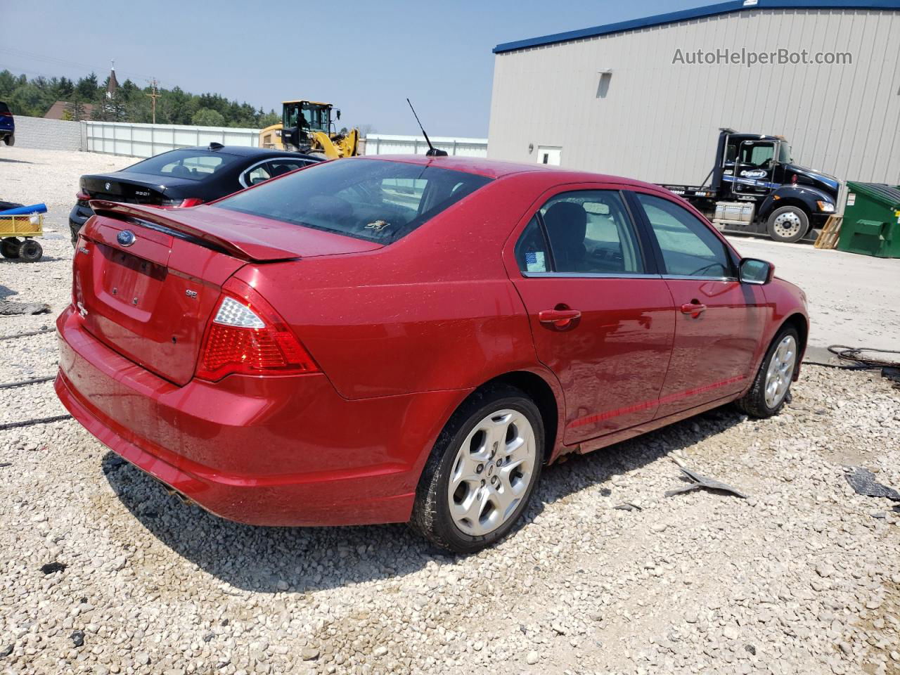 2010 Ford Fusion Se Red vin: 3FAHP0HAXAR124750