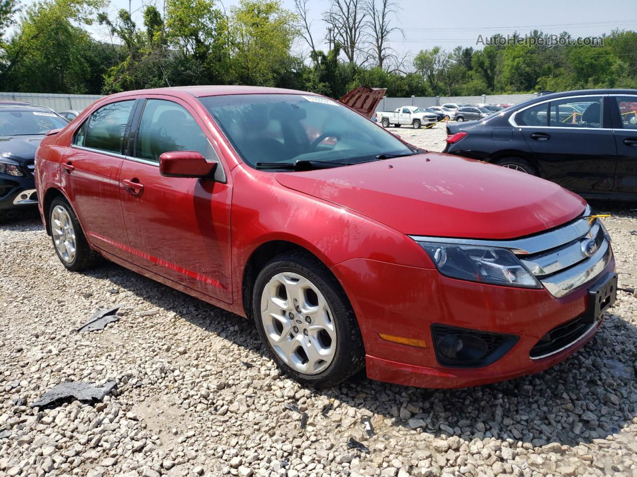 2010 Ford Fusion Se Red vin: 3FAHP0HAXAR124750