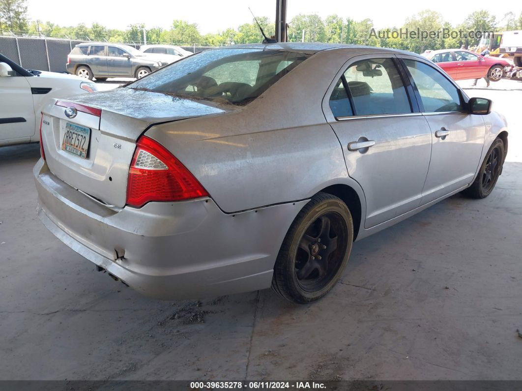 2010 Ford Fusion Se Серебряный vin: 3FAHP0HAXAR158624