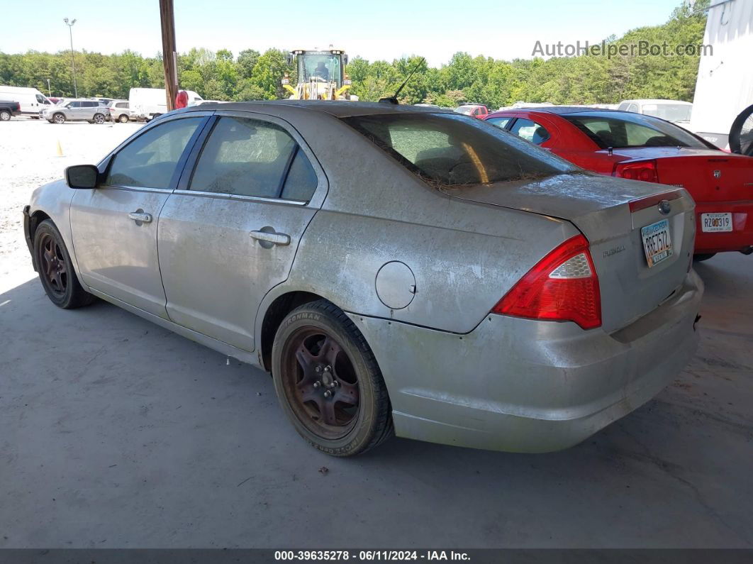 2010 Ford Fusion Se Серебряный vin: 3FAHP0HAXAR158624