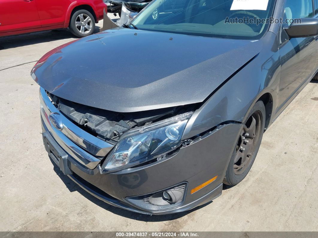 2010 Ford Fusion Se Gray vin: 3FAHP0HAXAR224508