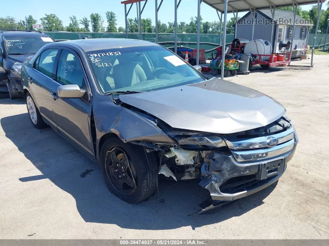 2010 Ford Fusion Se Gray vin: 3FAHP0HAXAR224508