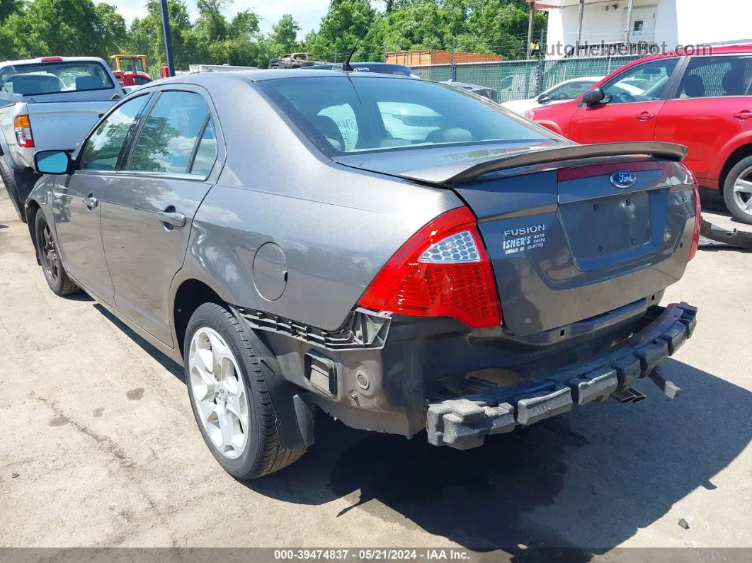 2010 Ford Fusion Se Gray vin: 3FAHP0HAXAR224508