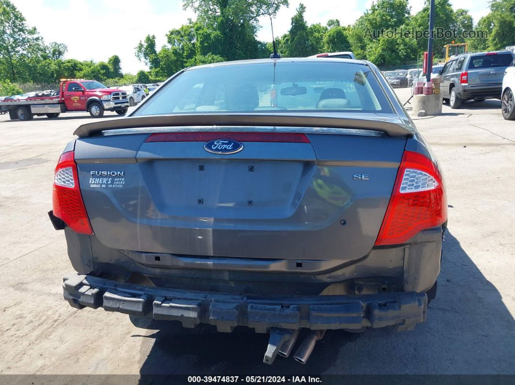 2010 Ford Fusion Se Gray vin: 3FAHP0HAXAR224508