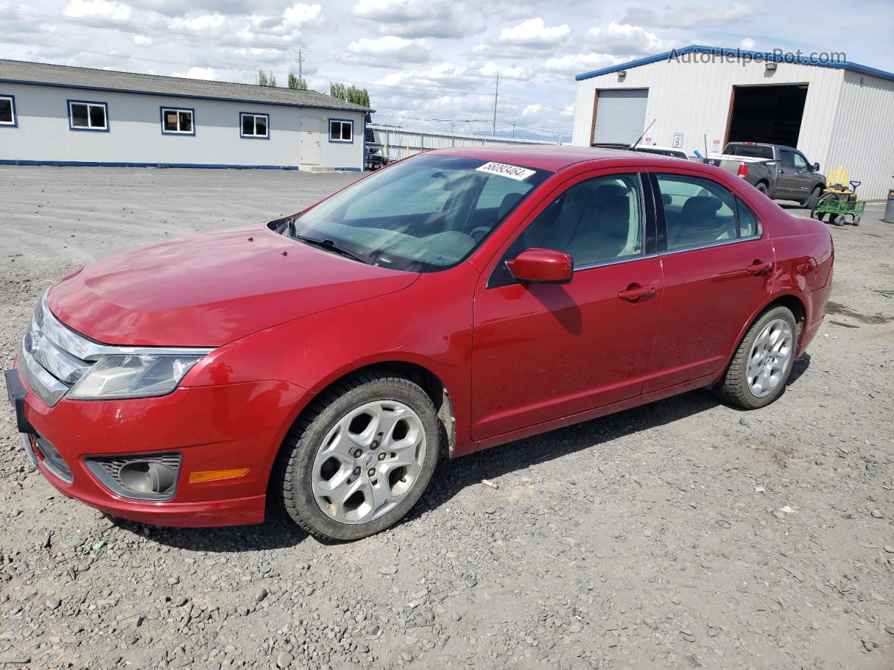 2010 Ford Fusion Se Red vin: 3FAHP0HAXAR249957