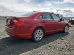 2010 Ford Fusion Se Red vin: 3FAHP0HAXAR249957