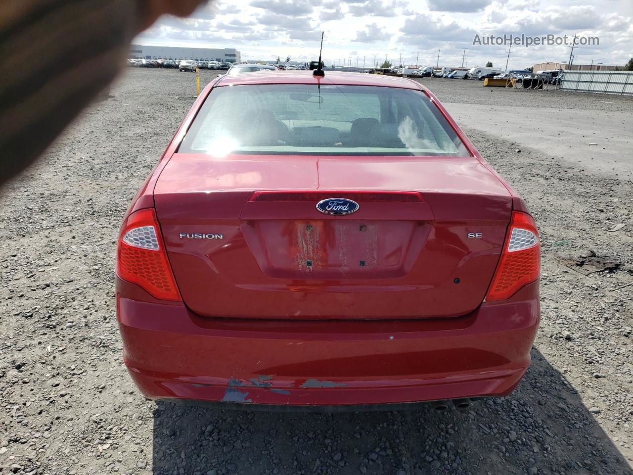 2010 Ford Fusion Se Red vin: 3FAHP0HAXAR249957