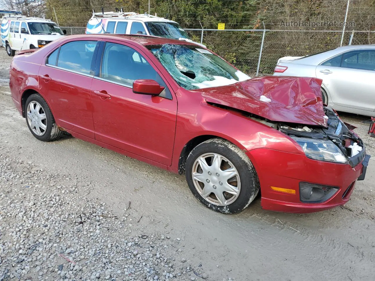 2010 Ford Fusion Se Красный vin: 3FAHP0HAXAR293215