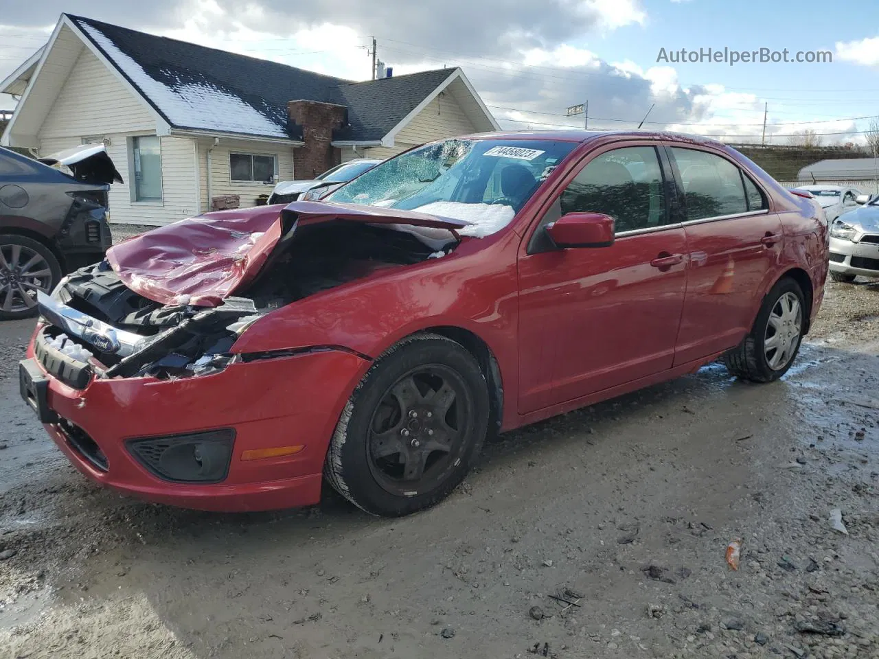 2010 Ford Fusion Se Red vin: 3FAHP0HAXAR293215