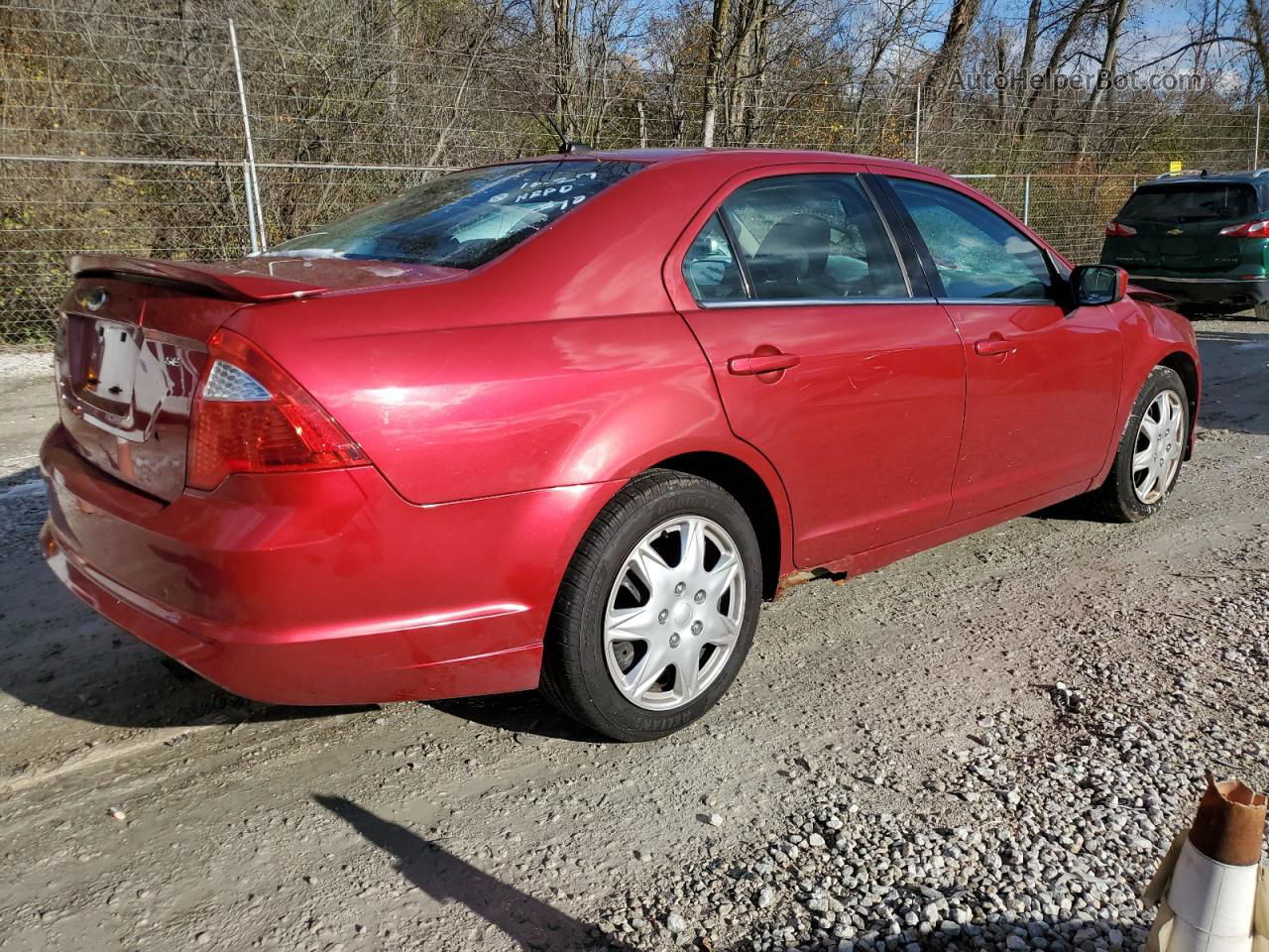 2010 Ford Fusion Se Red vin: 3FAHP0HAXAR293215