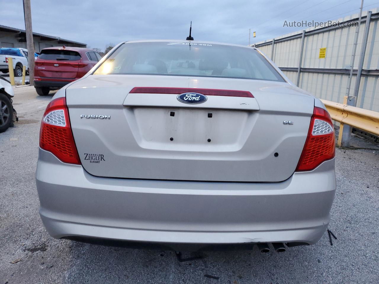 2010 Ford Fusion Se Silver vin: 3FAHP0HAXAR312278