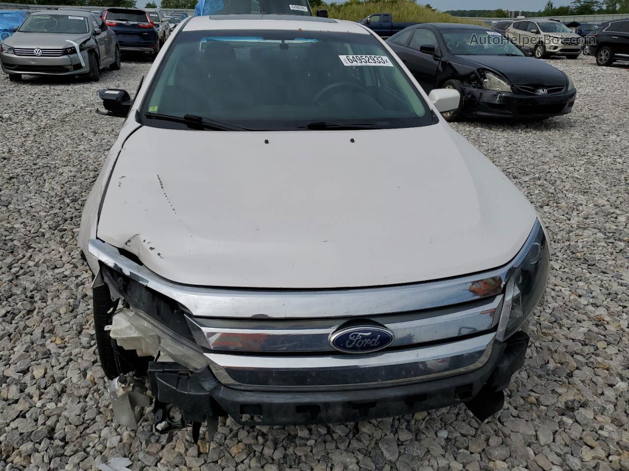 2010 Ford Fusion Se White vin: 3FAHP0HAXAR350173