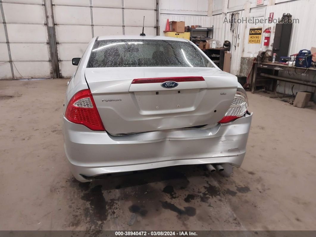 2010 Ford Fusion Se Silver vin: 3FAHP0HAXAR390477